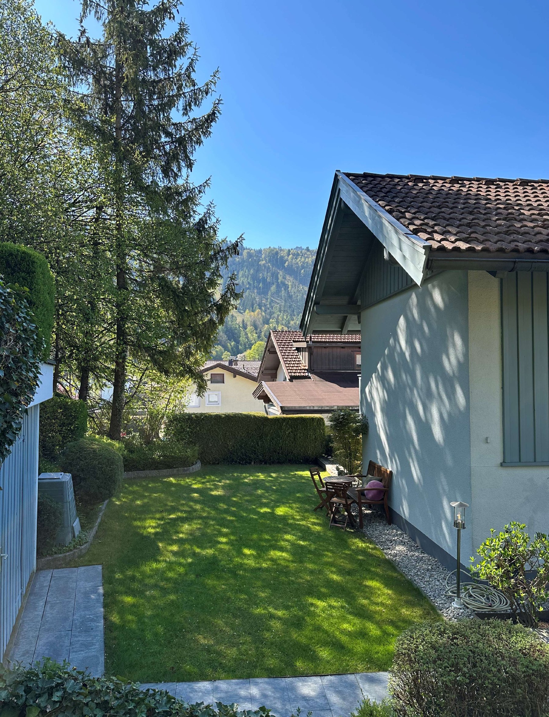 Der geschützte Garten am Waldrand
